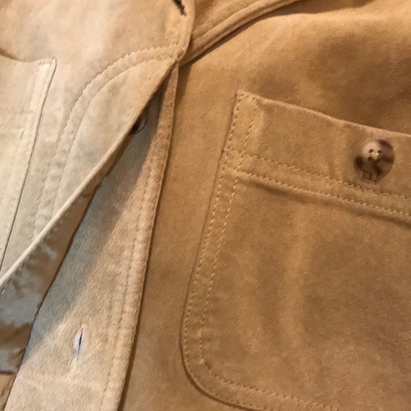 Liz Claiborne Suede Shirt - Picture 5 of 6